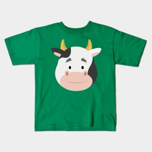 Cow Face Kids T-Shirt